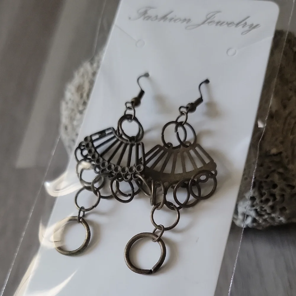 💎Final Sale💎 Elegant Bronze Chandelier Earrings